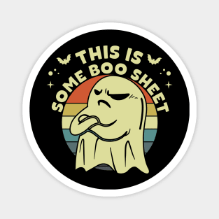 Funny Halloween Boo Ghost Costume This is Some Boo Sheet Magnet